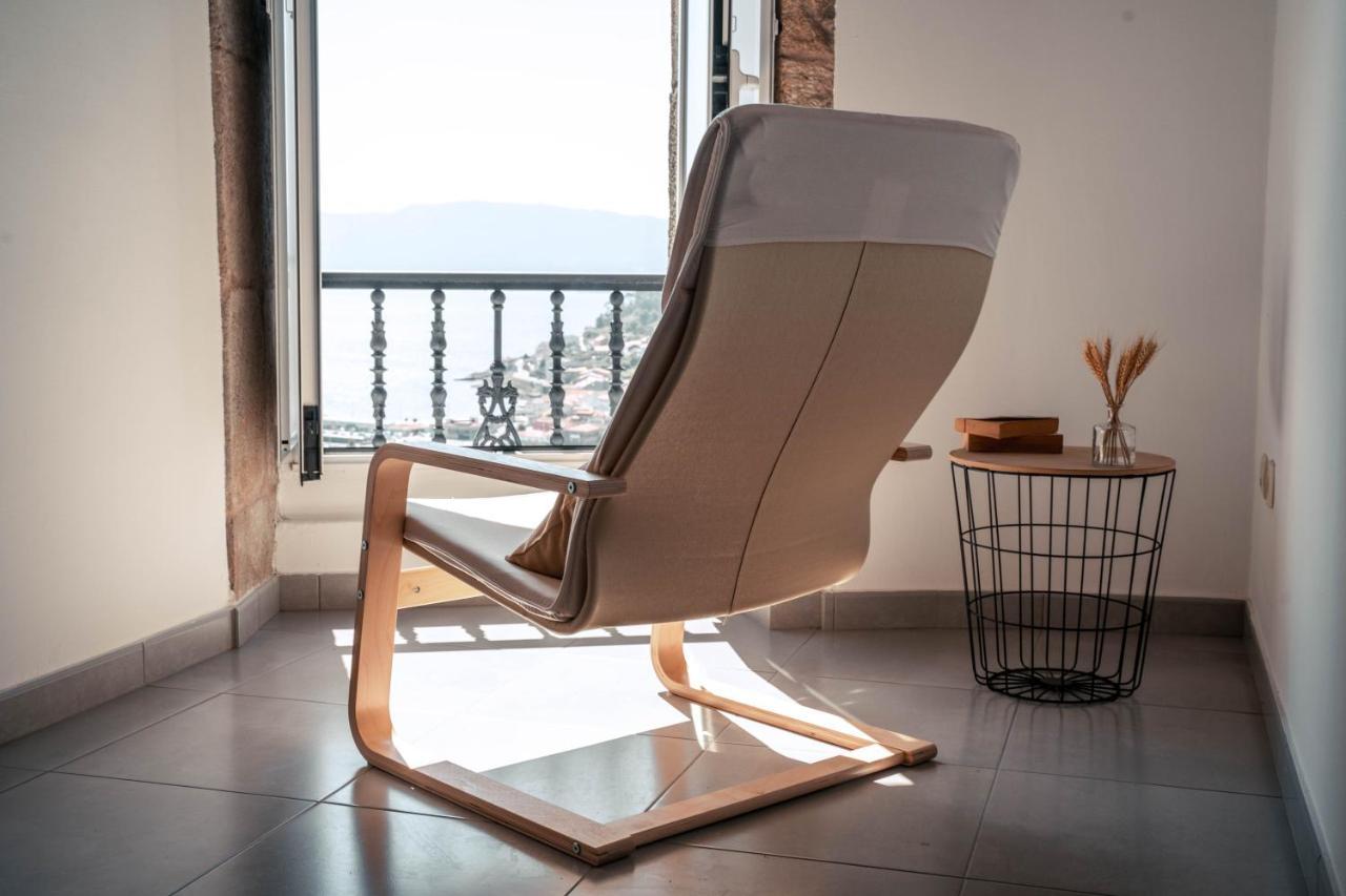 Casa En Muros Con Preciosas Vistas Al Mar Kültér fotó